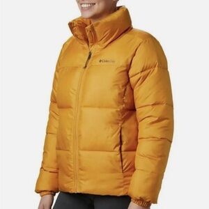 Columbia Yellow Puffer Jacket